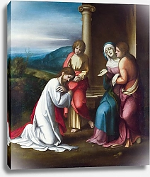 Постер Корреджо (Correggio) Христос, покидающий свою мать 2