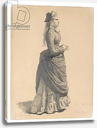 Постер Васнецов Виктор Mademoiselle Eugénie, 1877