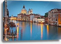 Постер Италия. Венеция. Сумерки над Гранд-каналом