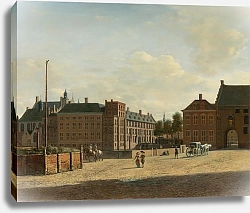 Постер Беркхейде Геррит The Plaats With The Binnenhof And The Gevangenpoort, The Hague