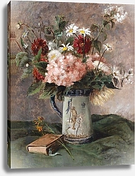 Постер Монжино Чарльз Blumenstück mit Buch