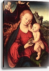 Постер Кранах Лукас Старший Madonna and Child