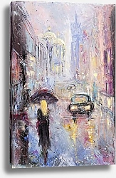 Постер Городские тени на проспекте