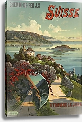 Постер Алези Фредерик Через Юру-Швейцария