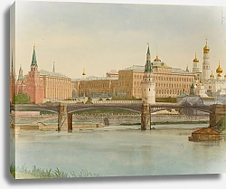Постер Дациаро Ж. Вид Кремля с Каменным мостом