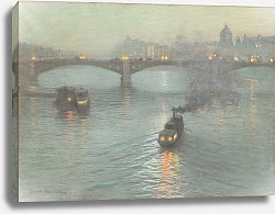 Постер Харрисон Бирдж Вечер на берегу Сены
