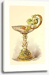 Постер Робинсон Джон Tazza in Oriental Onyx, mounted in Enamelled Gold