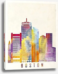 Постер Бостонские горизонты: акварели городской мечты
