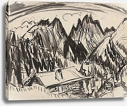 Постер Кирхнер Людвиг Эрнст Stafelalp