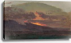 Постер Черч Фредерик Закат над Кэтскиллскими горами