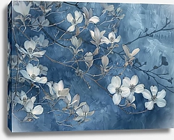 Постер Translucent dogwood reflections