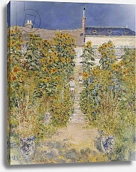 Постер Моне Клод (Claude Monet) The Artist's Garden at Vetheuil