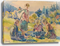 Постер Малли Густав Children Playing