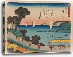 Постер Утагава Хирошиге (яп) Tokaido gojusantsugi, Pl.04