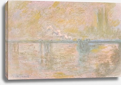 Постер Моне Клод (Claude Monet) Мост Чаринг-Кросс в Лондоне