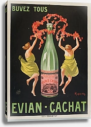 Постер Капиелло Леонетто Пейте все Эвиан-Кашат