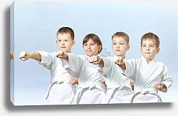 Постер Маленькие борцы дзюдо