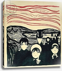 Постер Мунк Эдвард 'Angstgefuhl' - Anxiety