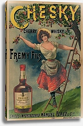 Постер Пишо Плакаты Chesky, Cherry Wisky, Fremy Fils.