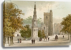 Постер Школа: Английская 19в. Martyr's Monument--Oxford