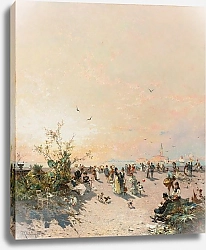 Постер Унтербергер Франц Вид На Венецию Из Общественных Садов