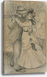 Постер Ренуар Пьер (Pierre-Auguste Renoir) Countryside Dance, 1883