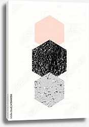 Постер Абстрактная геометрическая композиция 12