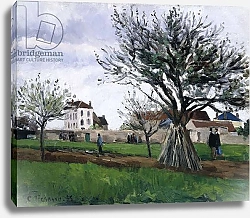 Постер Писсарро Камиль (Camille Pissarro) Apple Trees in Pontoise, 1868
