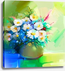 Постер Красочный букет цветов в вазе