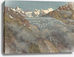 Постер Чумаков Аркадий Lednik Karaugom Glacier, Caucasus Mountains