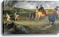 Постер Дега Эдгар (Edgar Degas) Scene of War in the Middle Ages, c.1865