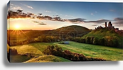 Постер Англия. Руины замка Корф