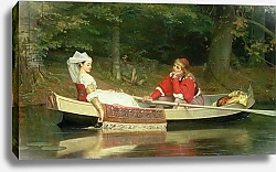 Постер Кальдерон Филипп With The River, 1869
