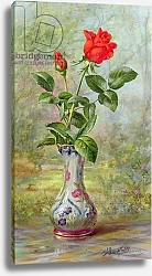 Постер Уильямс Альберт (совр) The Crimson Rose, a Messenger of Love