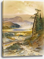 Постер Моран Томас Гейзер Эксельсиор, Йеллоустонский парк