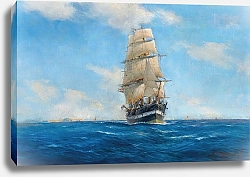 Постер Рамберг Август Трехмачтовик с Южного побережья