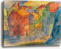 Постер Шефлер Фриц Kleinstadtstraße