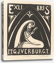 Постер Клоостер Йоханнес Экслибрис Геррита-Яна Вербургта