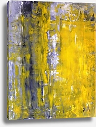 Постер Чёрно-жёлтая абстракция