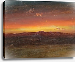 Постер Черч Фредерик Закат