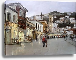 Постер Улица на острове Идра