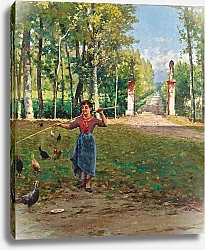 Постер Зонаро Фаусто Eingang der Villa Camerini