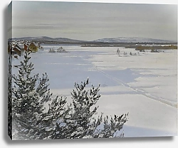 Постер Хагборг Август Snowy landscape