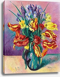 Постер Манген Анри Tulipes Perroquet