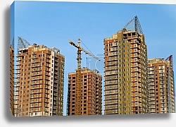 Постер Строительство нового микрорайона