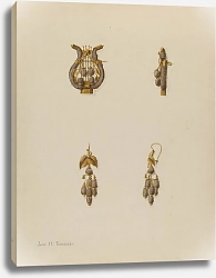 Постер Теркуцци Джон Brooch and Earrings