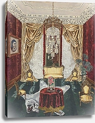 Постер Хамли Перкинс Гостиная в таунхаусе, 1869 год