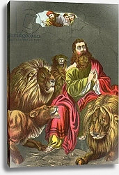 Постер Школа: Северная Америка (19 в) Daniel in the Lions' den