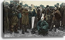 Постер Картины Russian Soldiers' Masquerade Party during World War 1