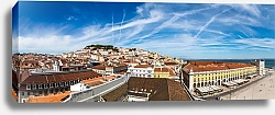 Постер Португалия, Лиссабон. Панорама с видом на море №6